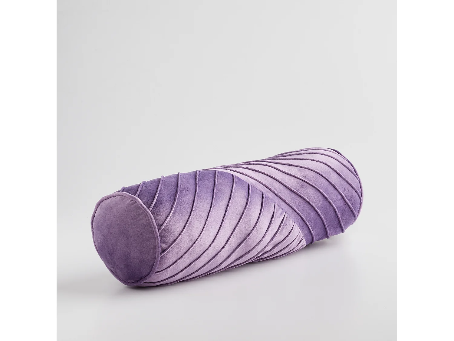 Coussin Cylindrique Décoratif Lisare Violet Foncé 56x16