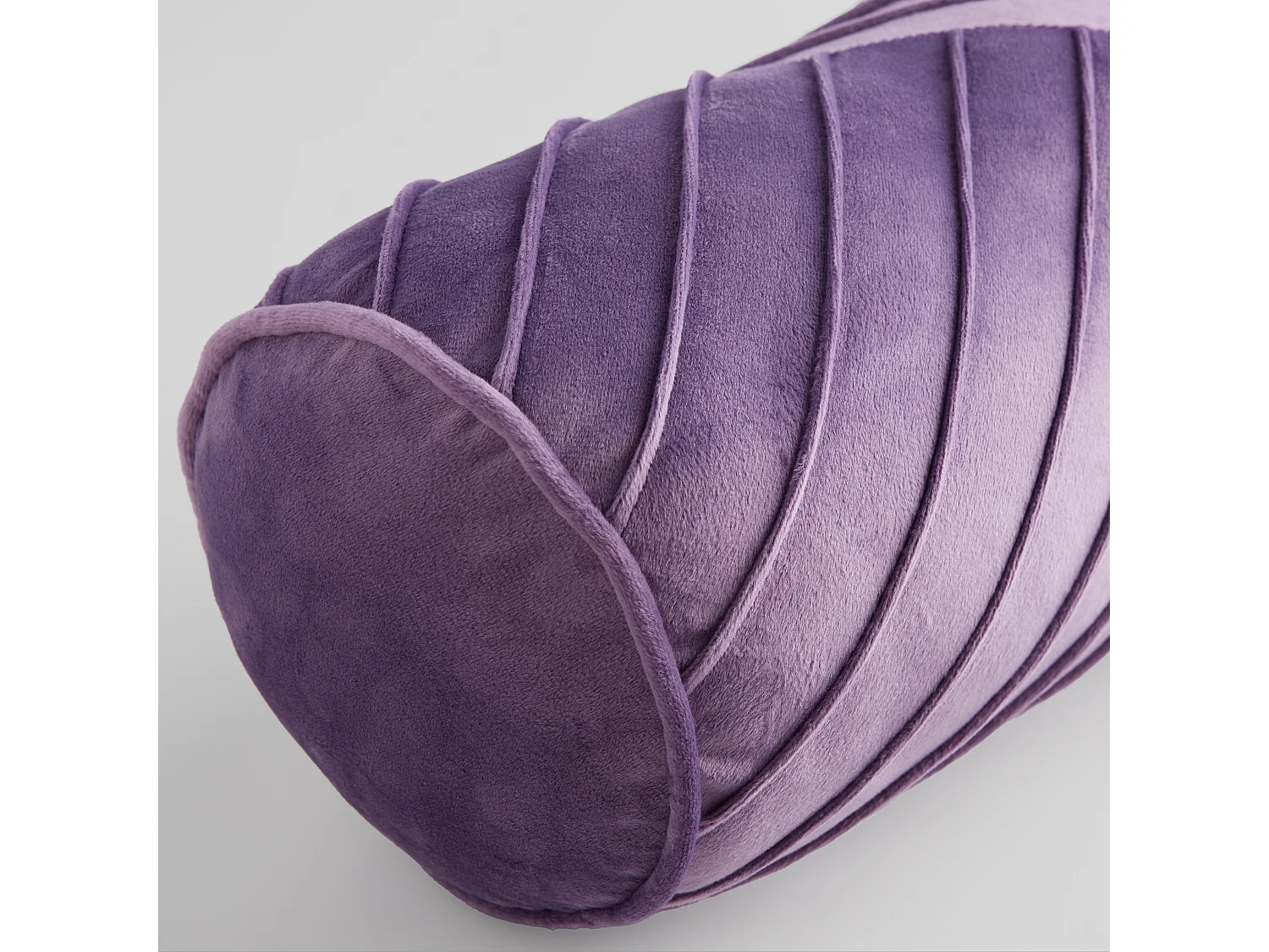 Coussin Cylindrique Décoratif Lisare Violet Foncé 56x16