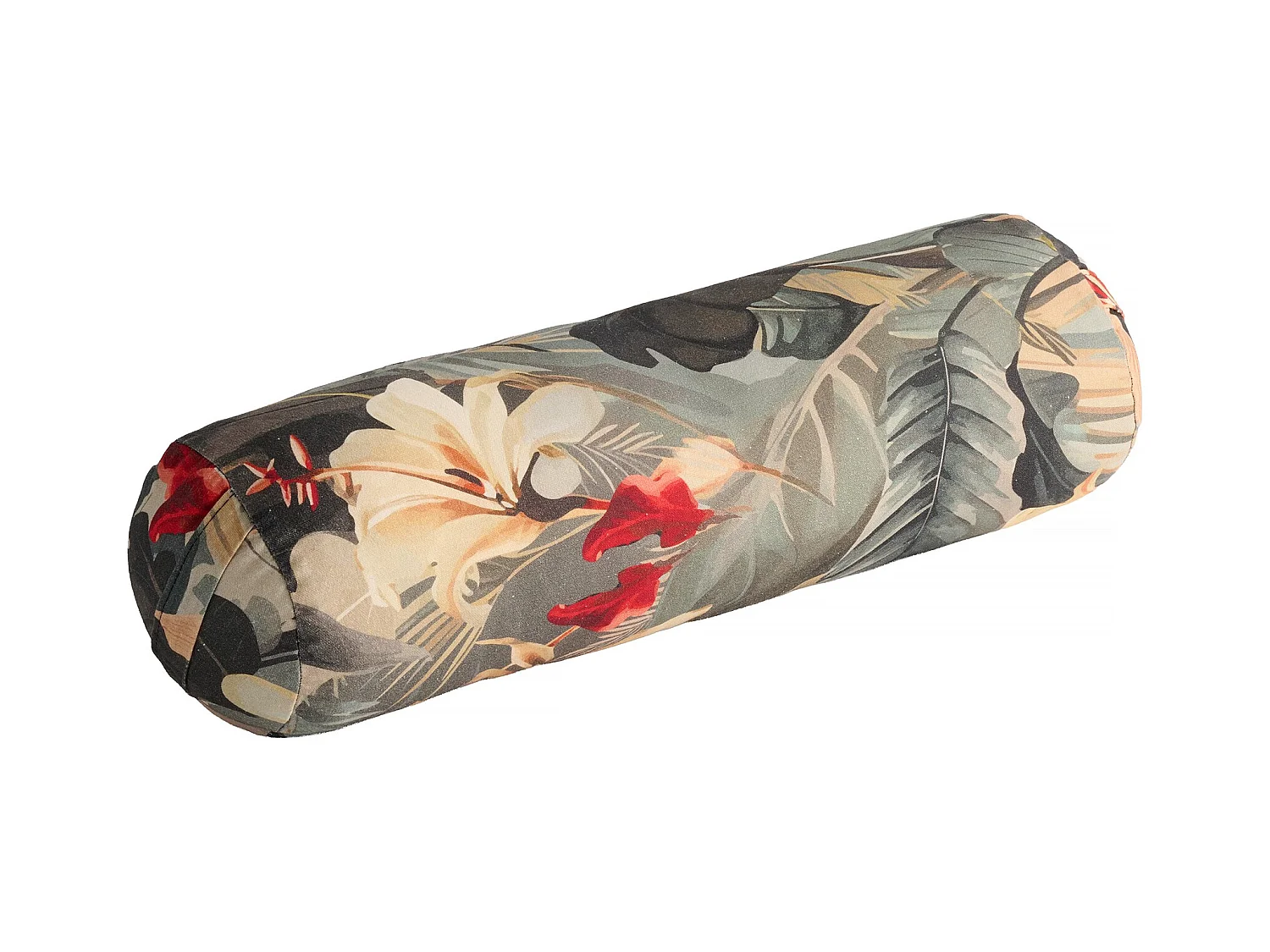 Deko-Rollenkissen Manuca Dunkelgrün 45x15