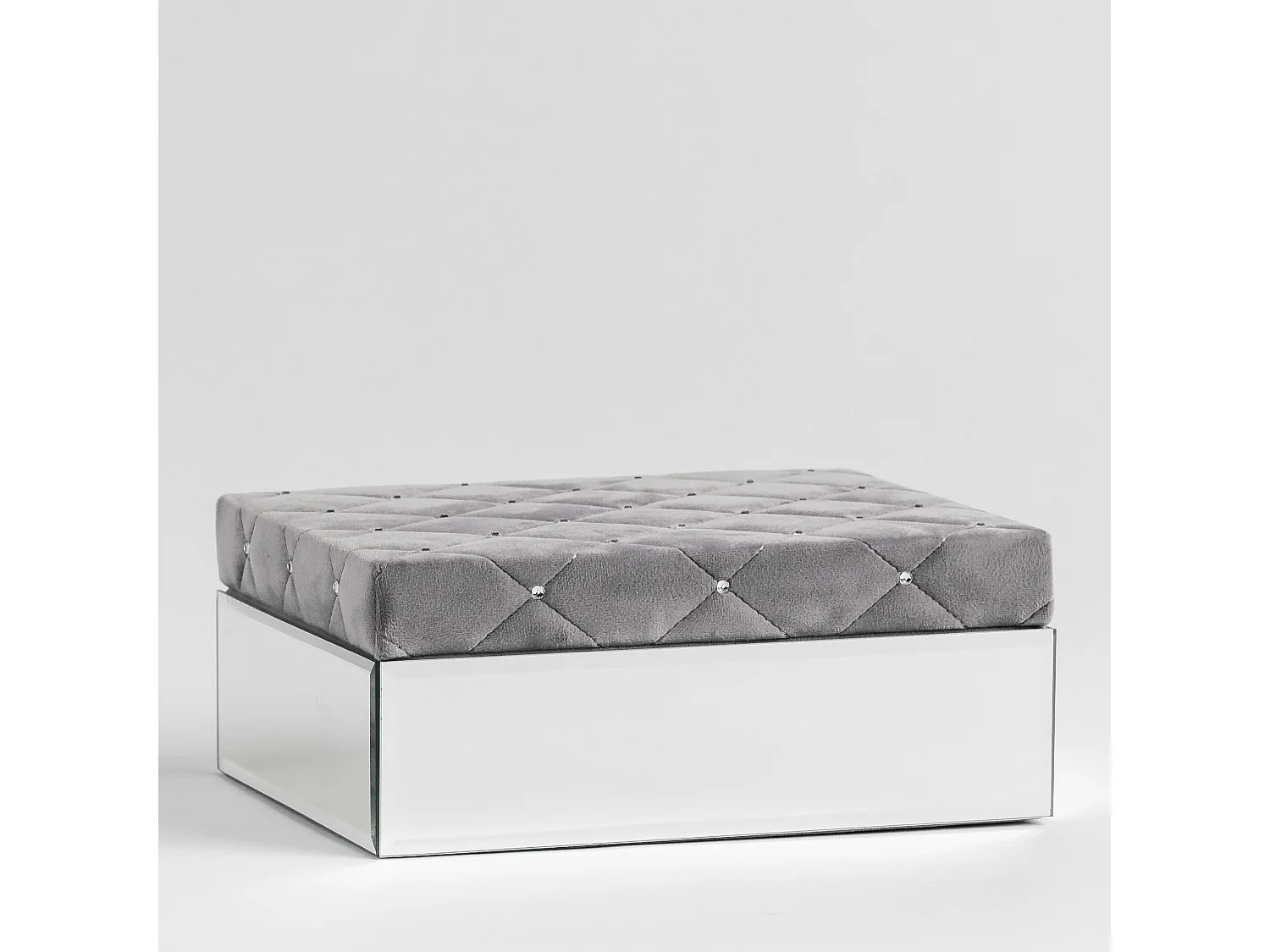 Boîte À Bijoux Pedrera 2 Gris Clair 9.5 x 25 x 19