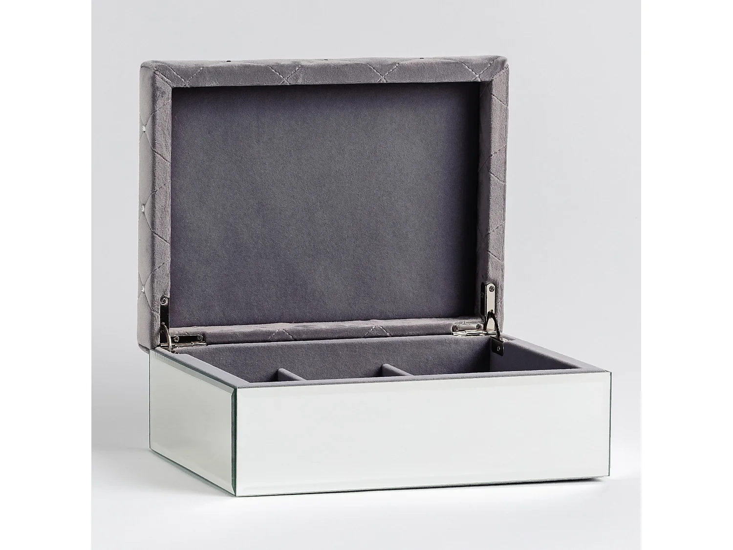 Boîte À Bijoux Pedrera 2 Gris Clair 9.5 x 25 x 19