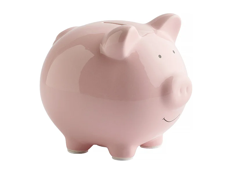 Spardose Pigello Mittelrosa 16.5 x 19 x 15.5