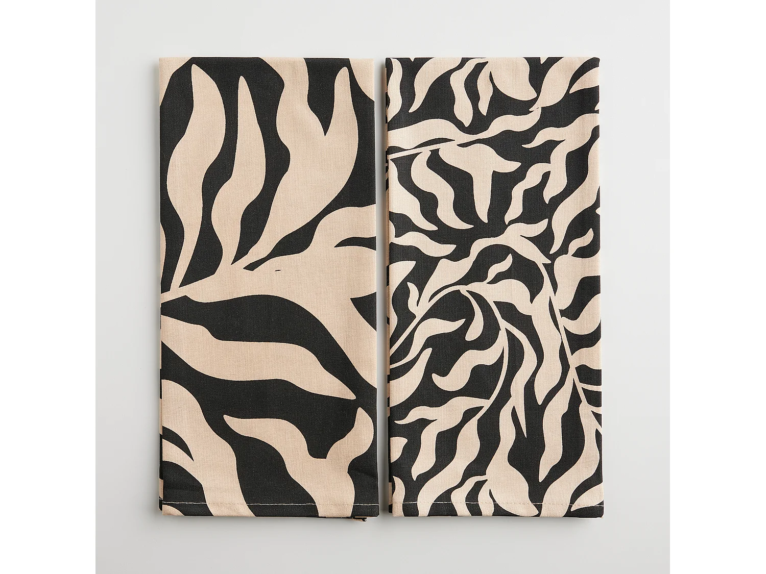 Ensemble De Torchons Kamea Beige Moyen 45 x 65