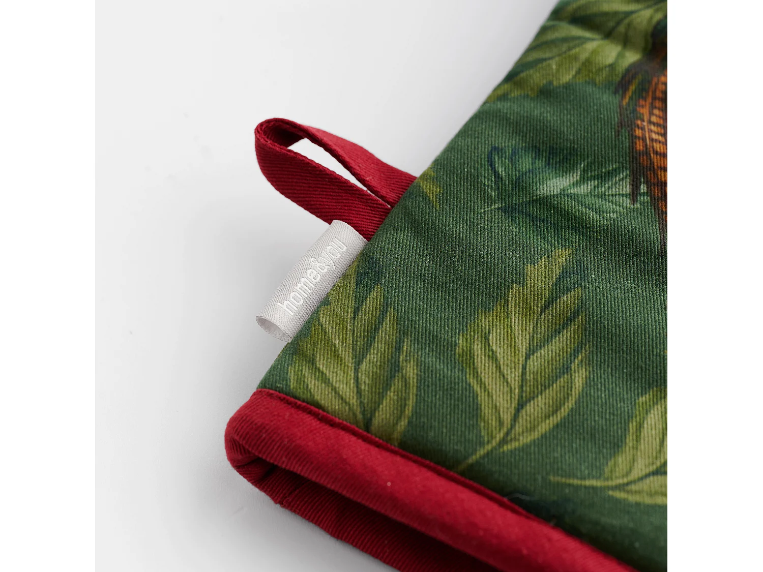 Ofenhandschuh-Set Bazanti dunkelgrün 14x30