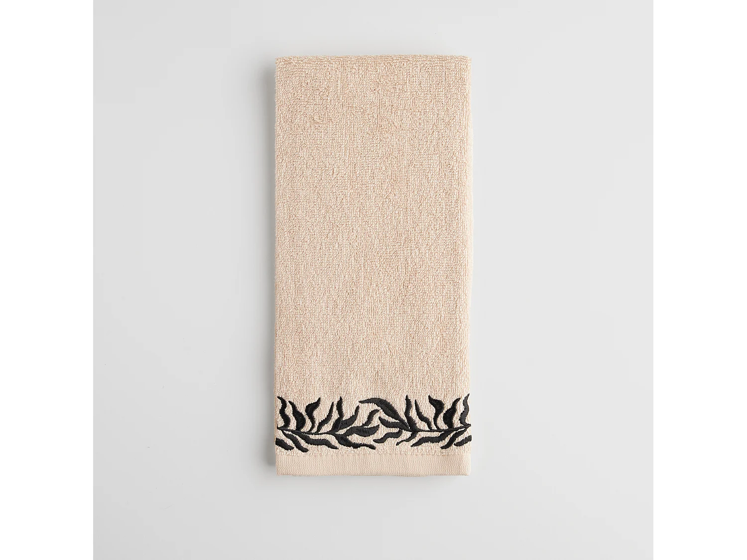 Set de torchons de cuisine Kamea, beige moyen, coton, 40 x 60 cm