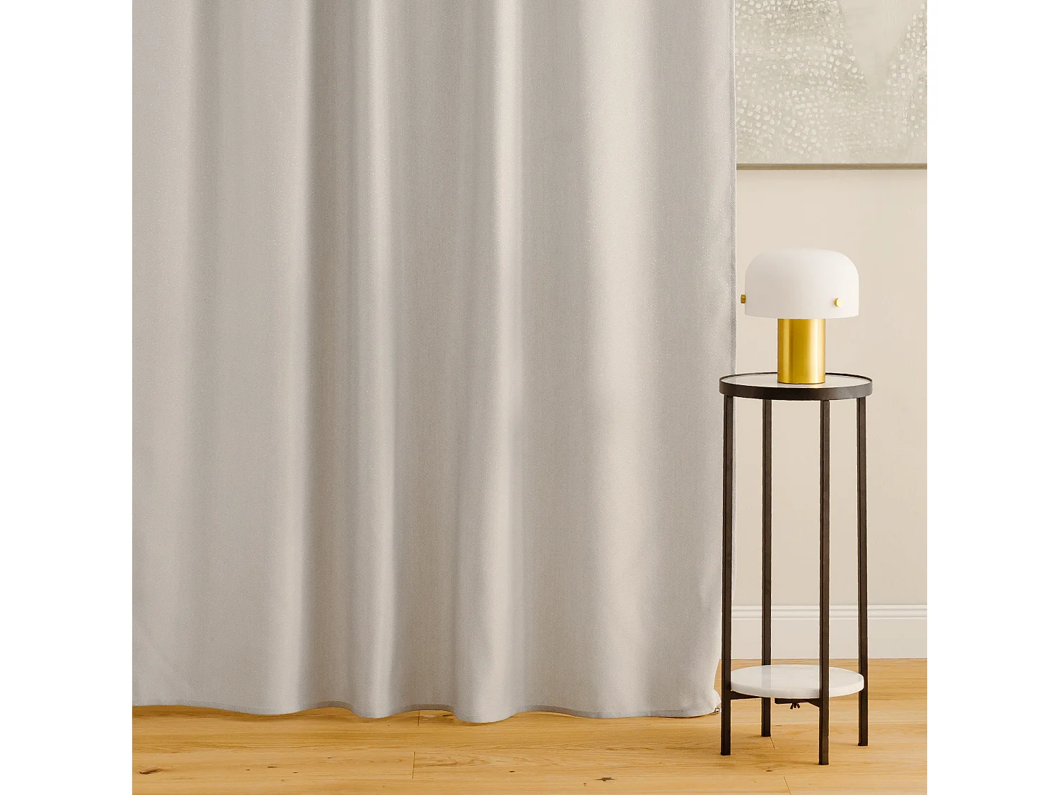 Vorhang Sausa Mittelgrau 140x250