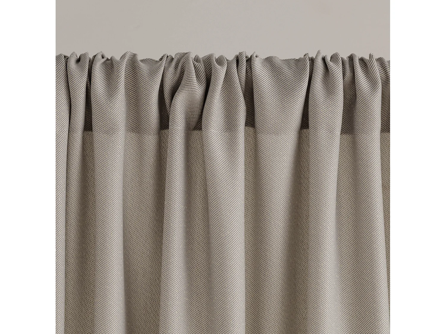 Vorhang Sausa Mittelgrau 140x250