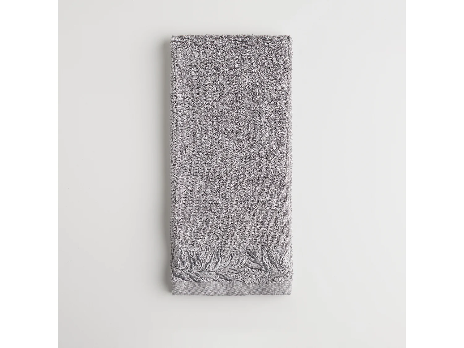 Set de torchons de cuisine Kamea gris moyen coton 40 x 60