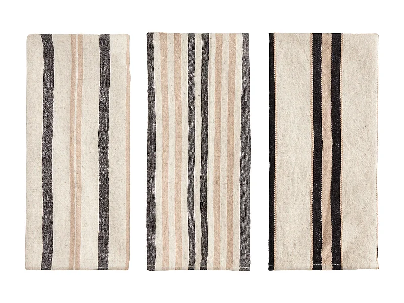 Küchenhandtuch-Set Pukros mittleres Beige 40 x 65