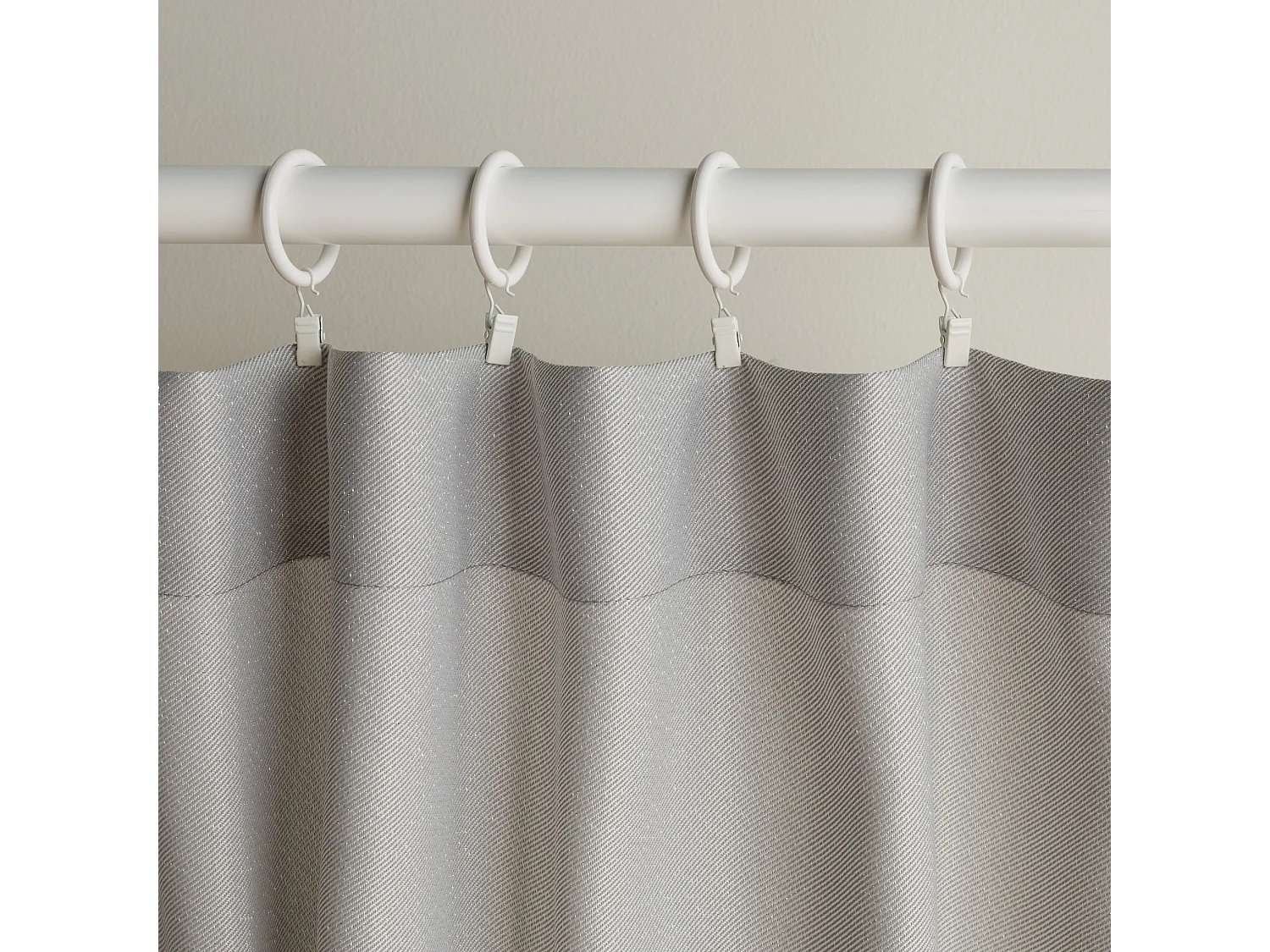 Vorhang Sausa Hellgrau 140x250