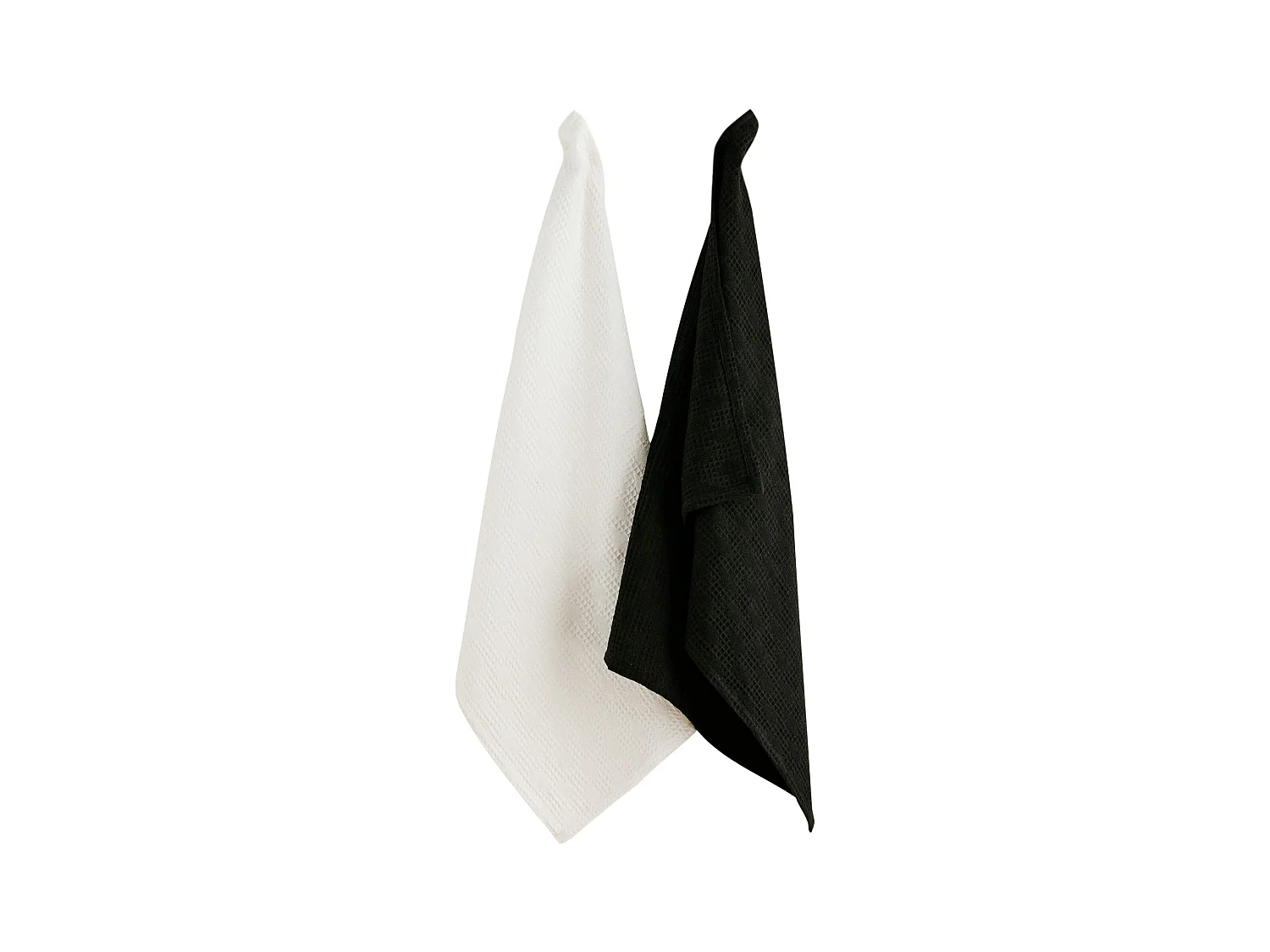 Geschirrtuch-Set Disheri mittelschwarz 45 x 65 cm