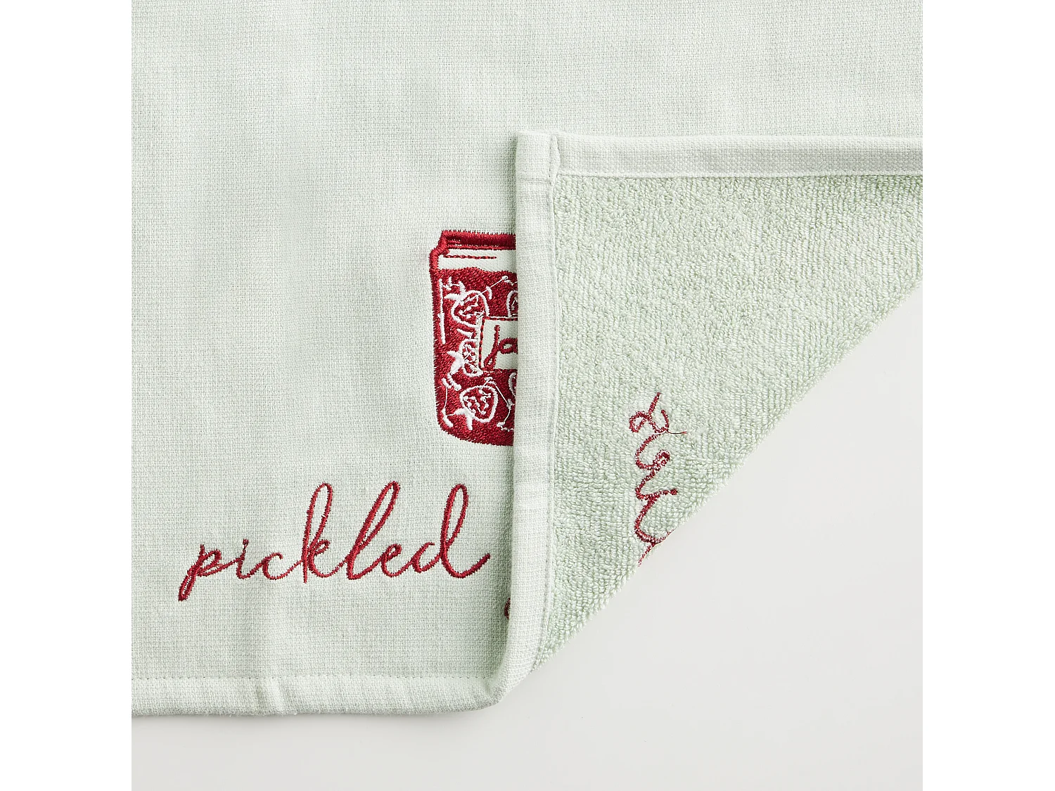 Küchenhandtuch Jaro mittelgrün 37 x 50