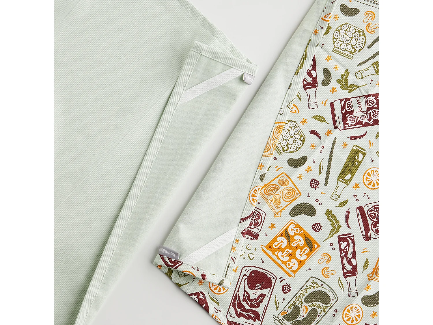 Ensemble De Torchons Jaro vert moyen 45 x 65