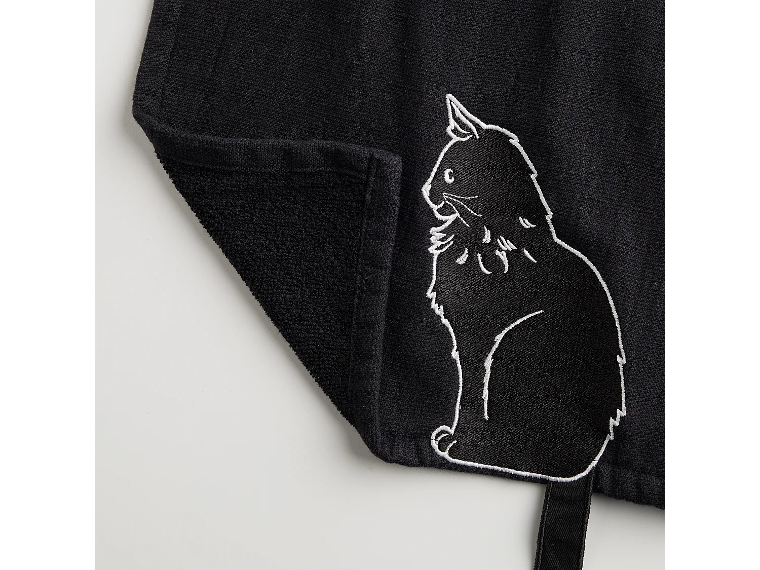 Küchenhandtuch Kitki mittelschwarz 37 x 50