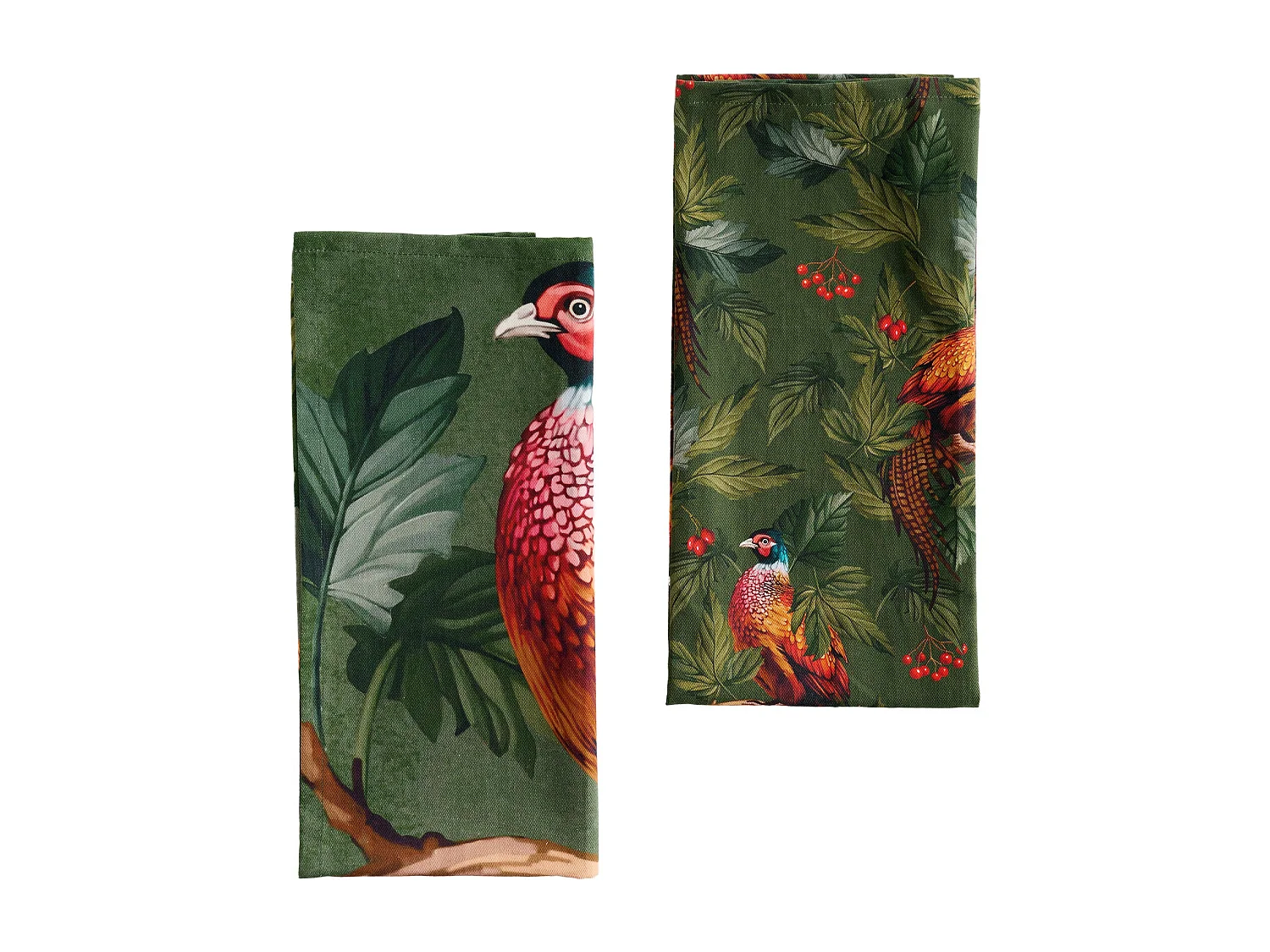 Küchenhandtuch-Set Bazanti dunkelgrün 45 x 65 cm