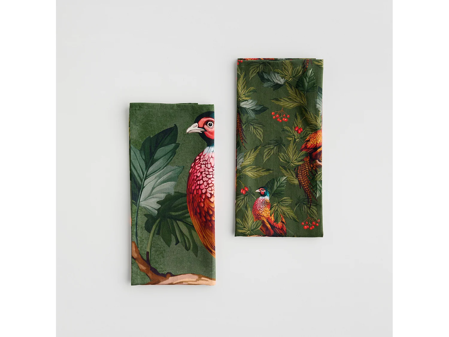 Küchenhandtuch-Set Bazanti dunkelgrün 45 x 65 cm