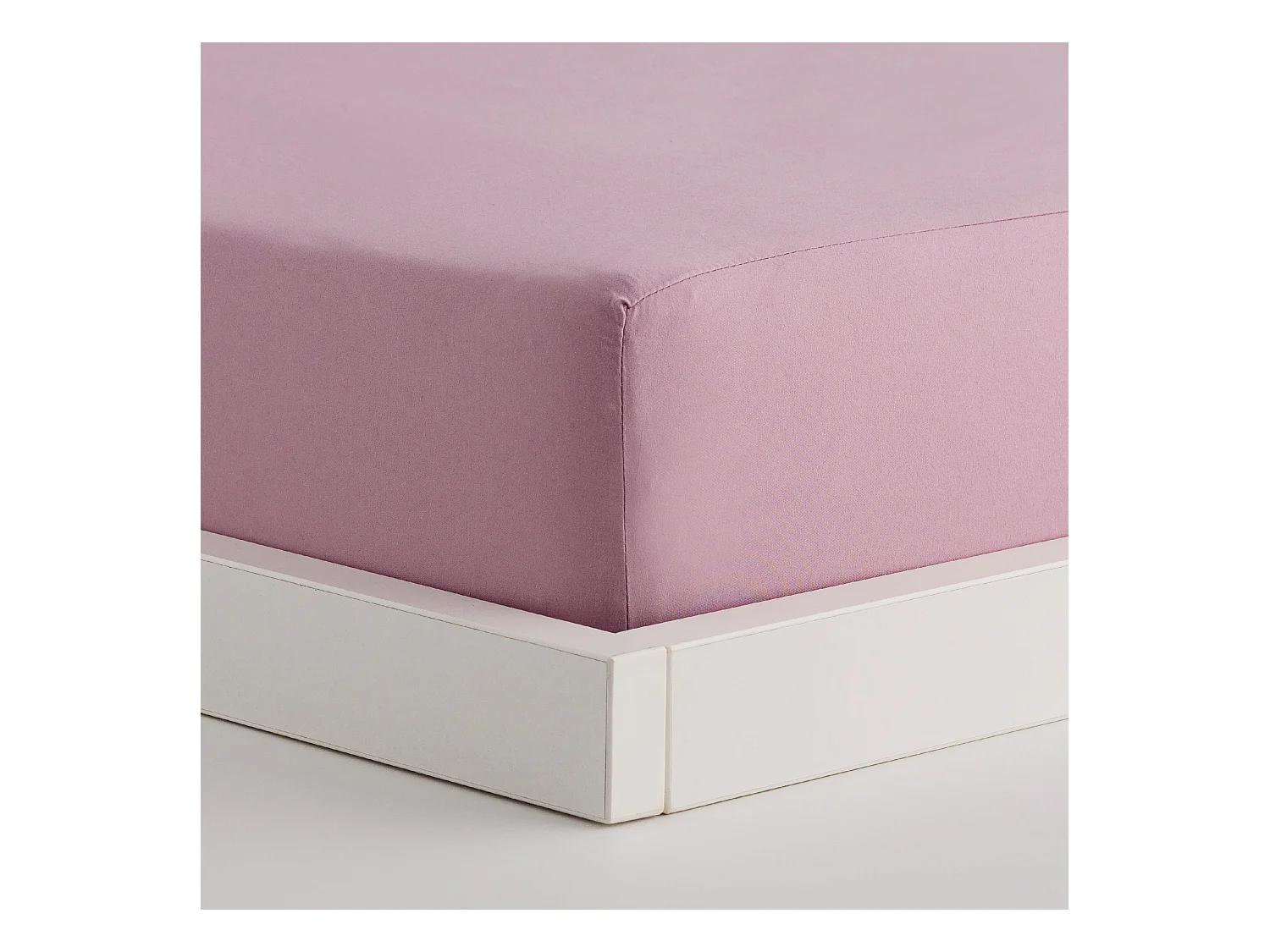 Drap housse Micros Rose Moyen 140x200