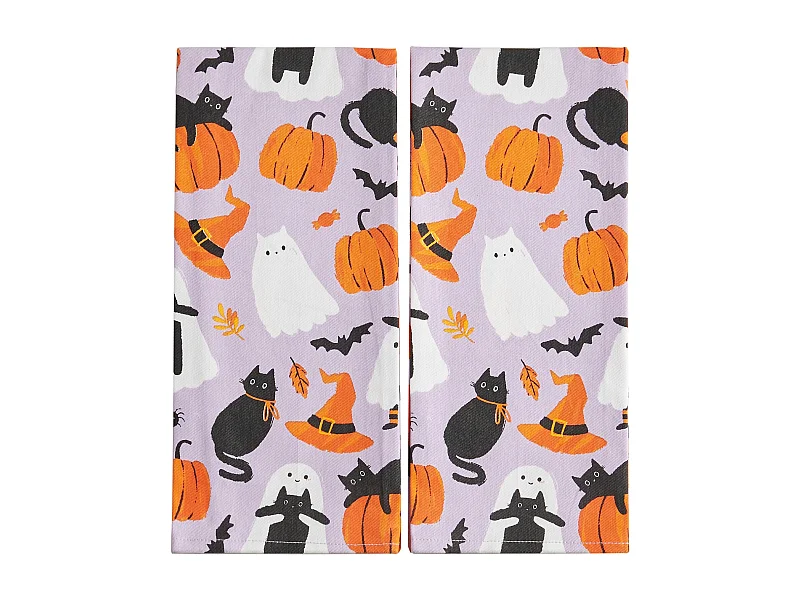 Küchenhandtuch-Set Felini mittelviolett 40x65cm