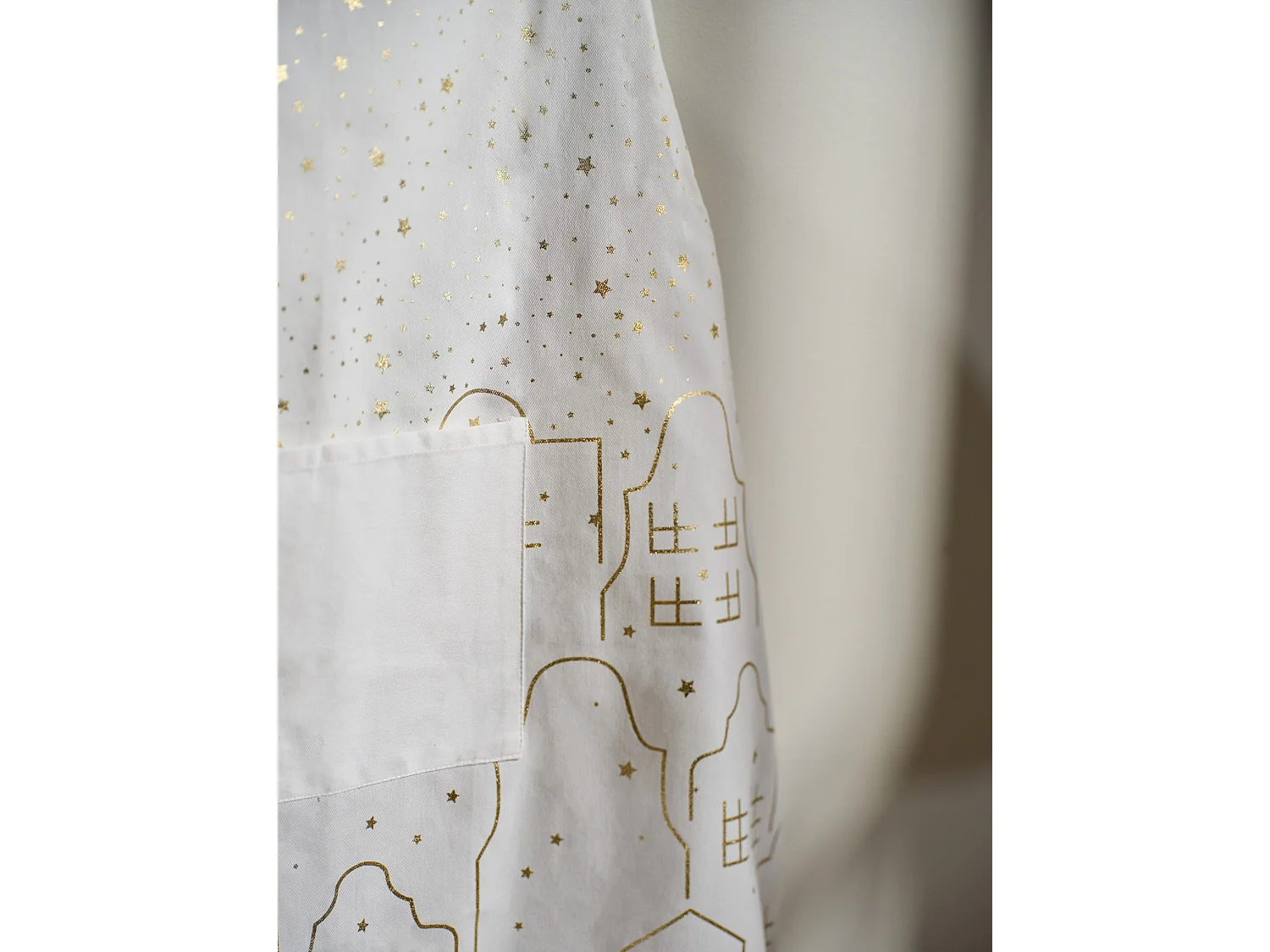 Schürze Tenemis mittelweiß 70 x 85