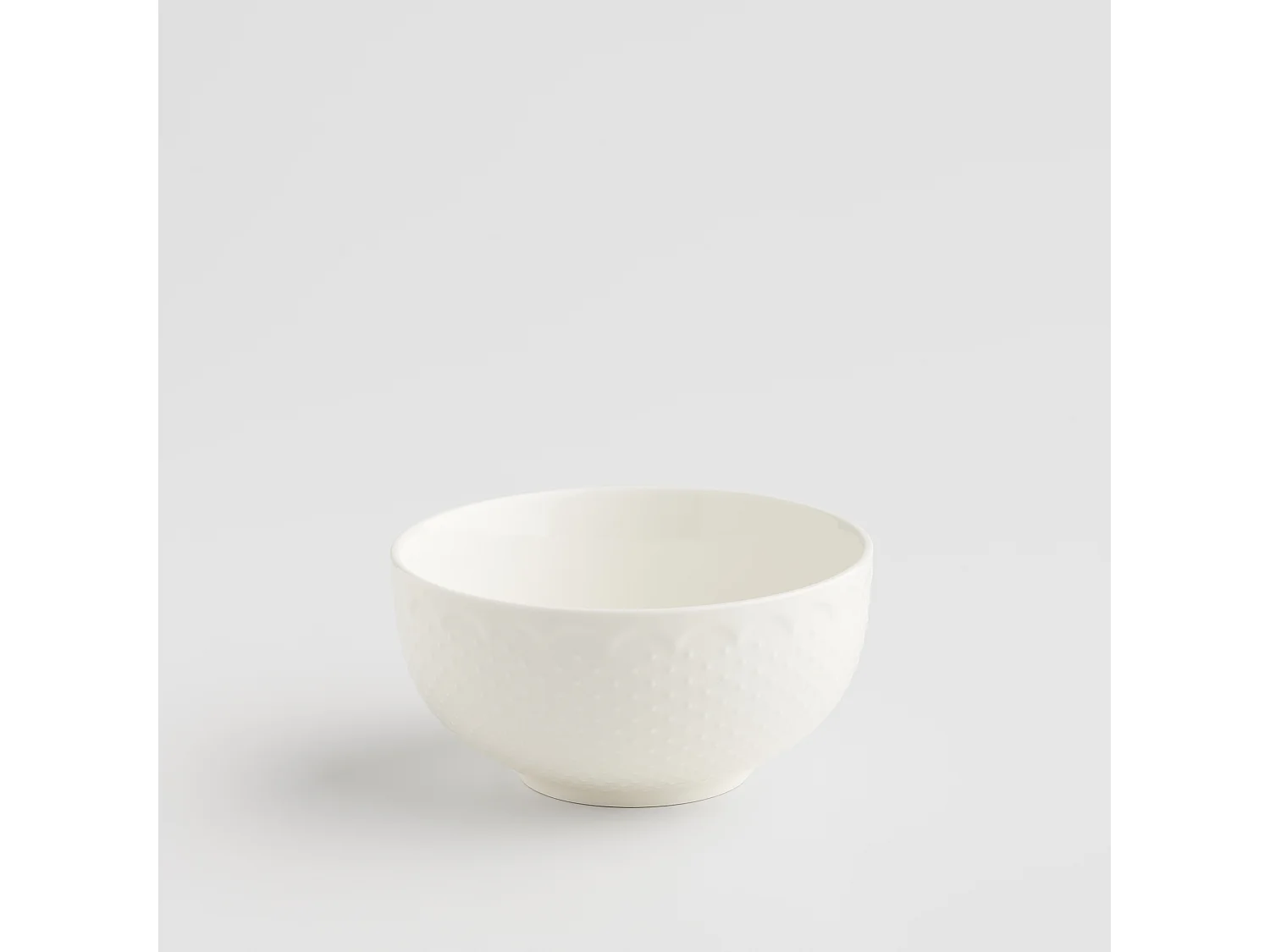 Bol Aniela Blanc Moyen 6.8 x 13.9 x 13.9