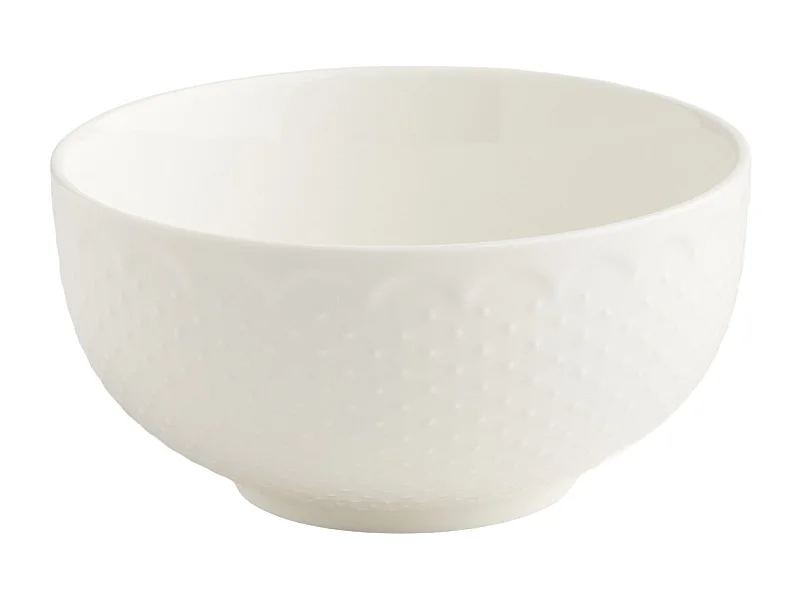 Bol Aniela Blanc Moyen 6.8 x 13.9 x 13.9