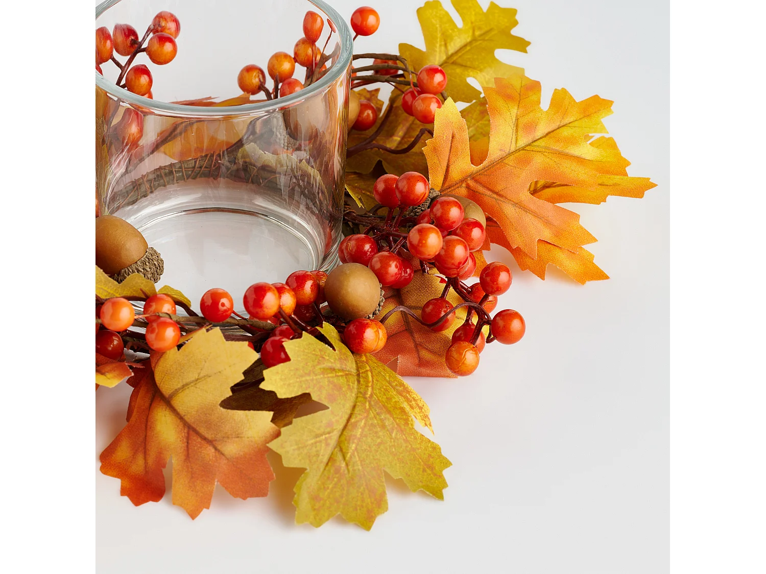 Kerzenständer Patris mittel orange 10 x 15