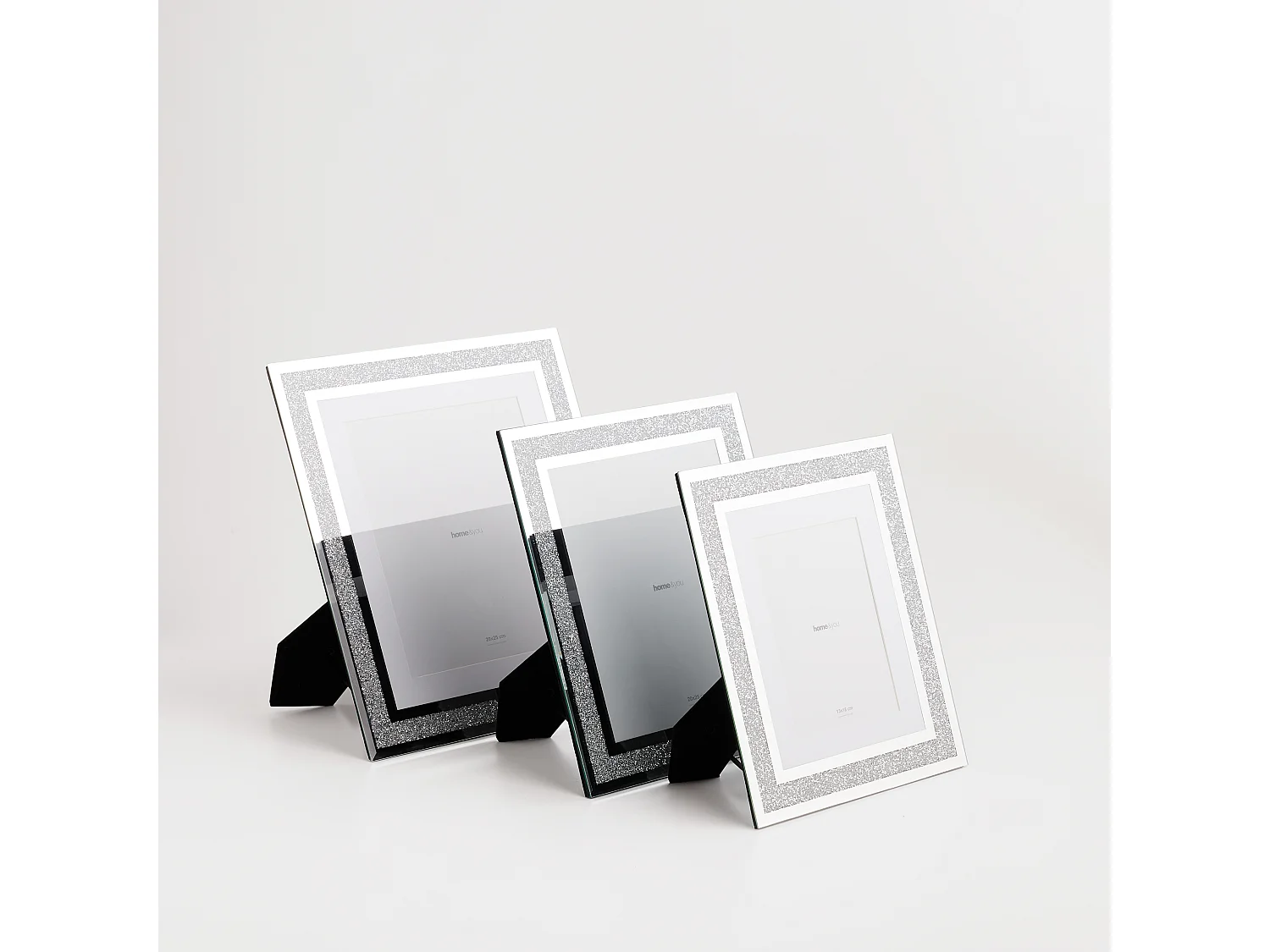 Rahmen Diamentdust Mittelsilber 37.5 x 1 x 32