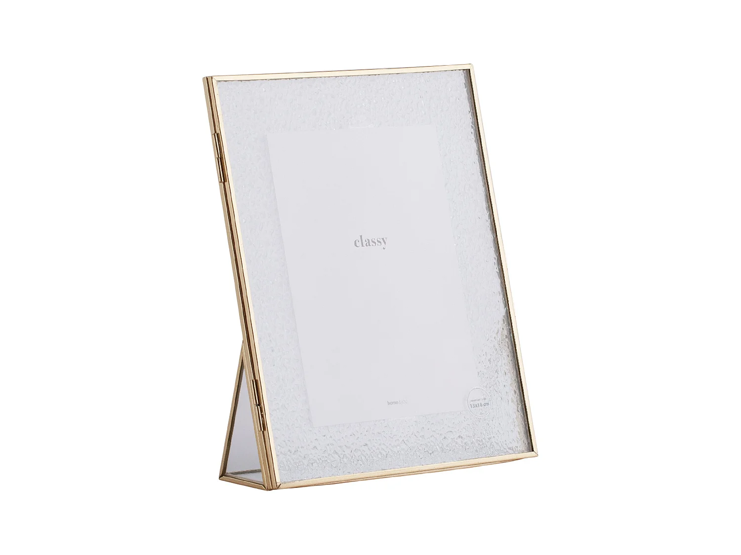 Rahmen Luxfer helles Gold 13x18 cm