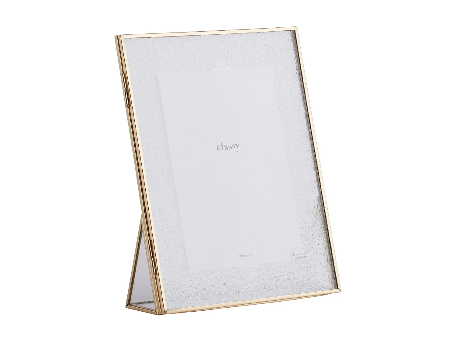 Rahmen Luxfer helles Gold 13x18 cm