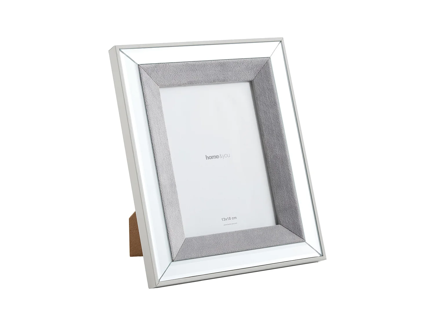 Cadre Velisa Gris Moyen 26x21 cm