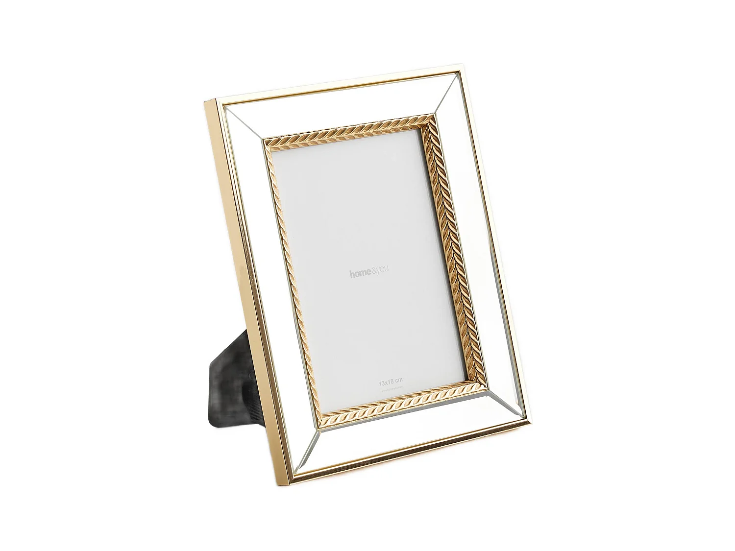 Rahmen Clorion mittleres Gold 24.5x19.5