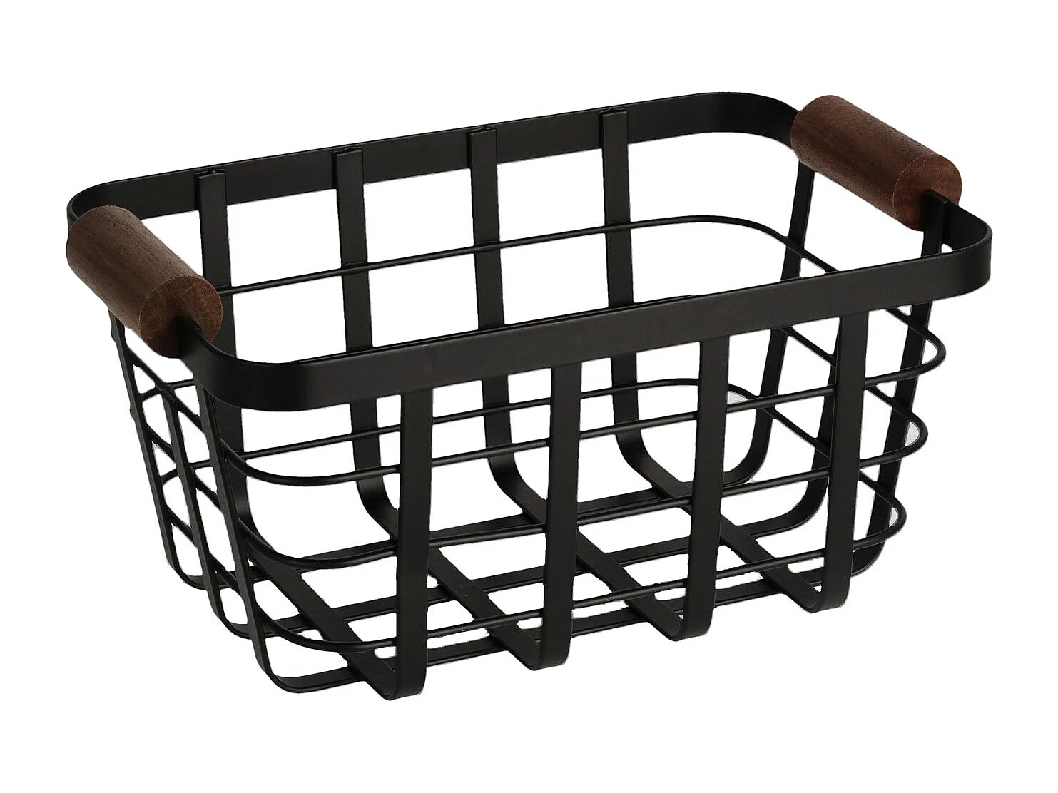 Küchenablagekorb Cantina mittelschwarz 14 x 17 x 26