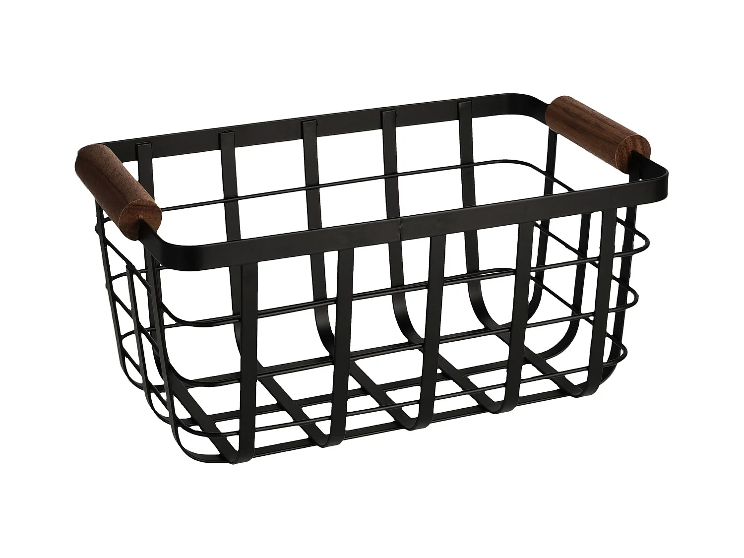 Küchenablagekorb Cantina mittelschwarz 16 x 20.5 x 36