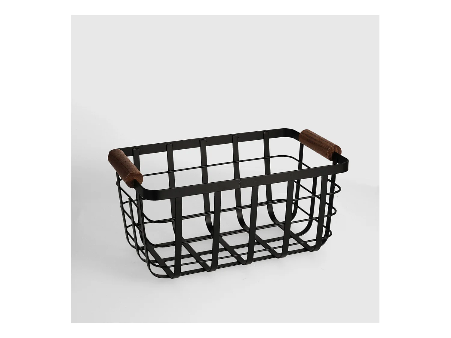 Küchenablagekorb Cantina mittelschwarz 16 x 20.5 x 36