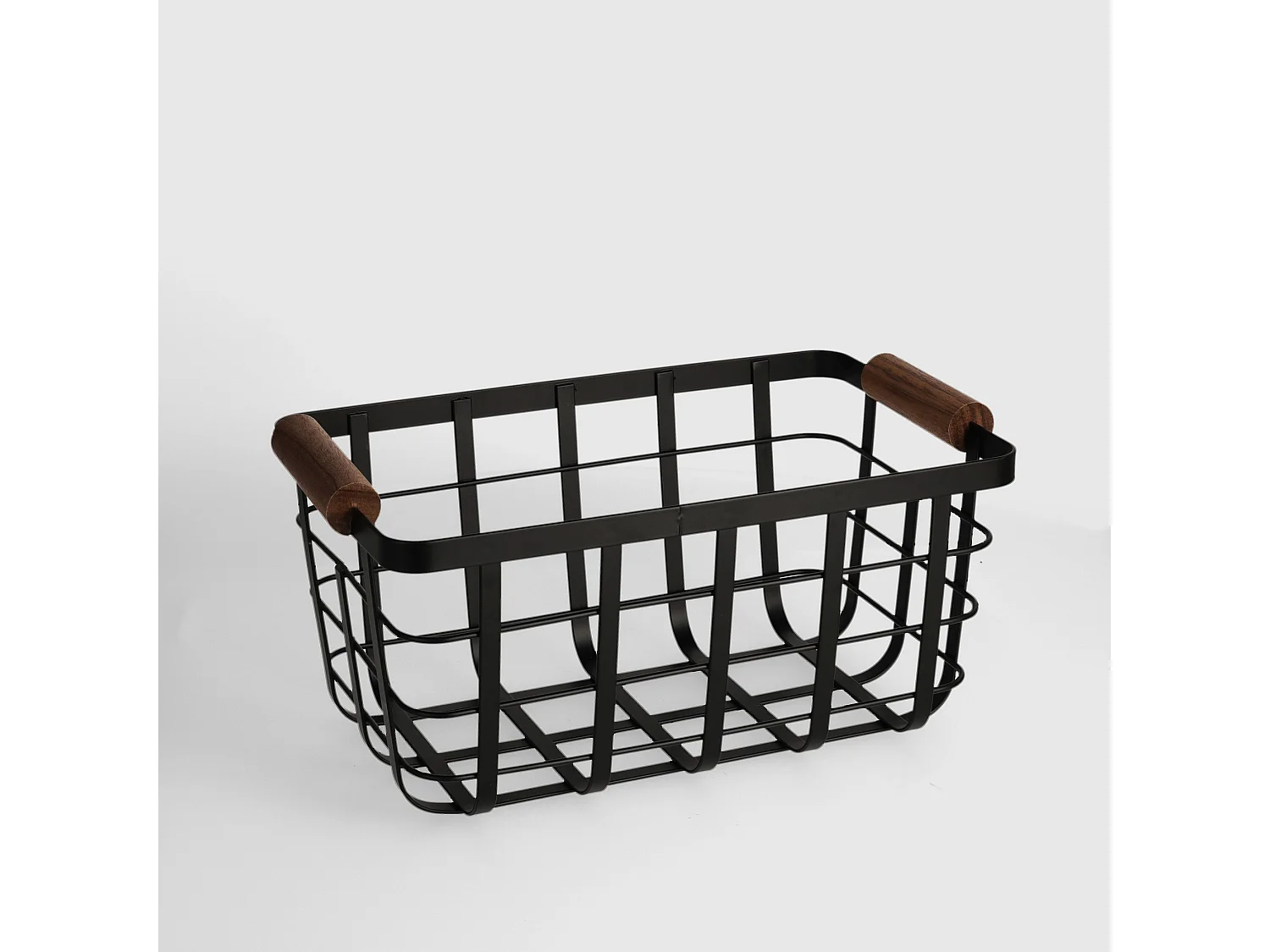 Küchenablagekorb Cantina mittelschwarz 16 x 20.5 x 36