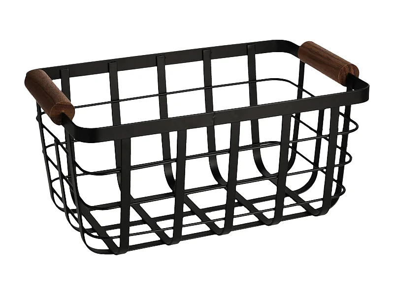 Küchenablagekorb Cantina mittelschwarz 16 x 20.5 x 36