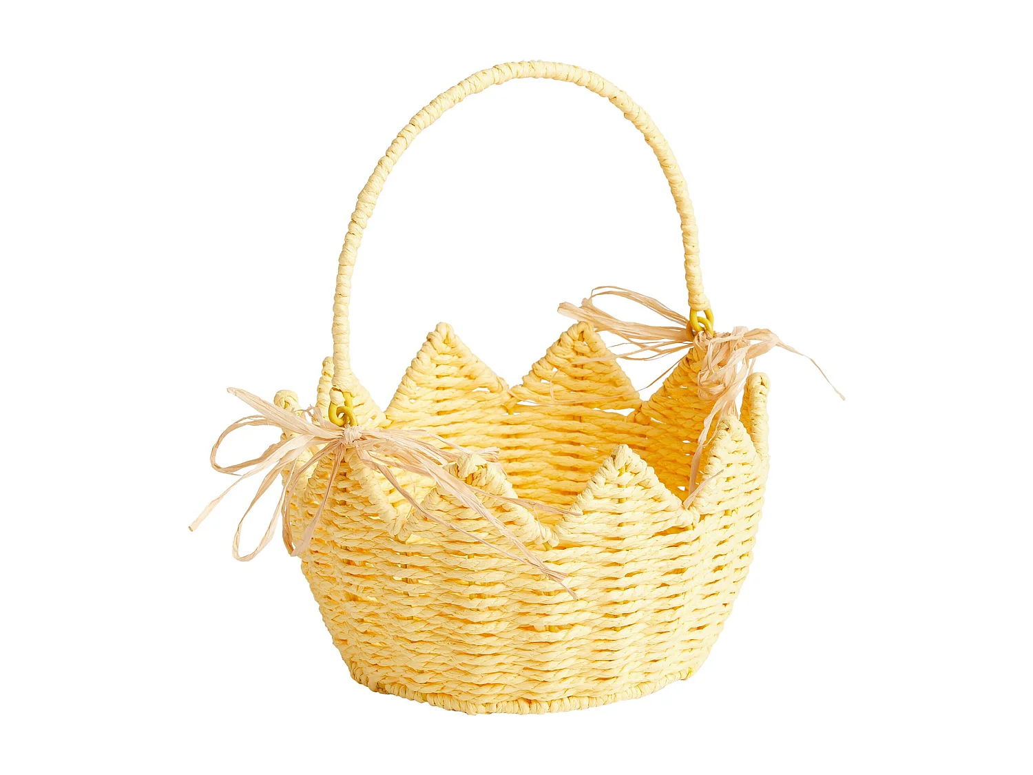 Mogello Korb Gelb - Handgefertigt & Stilvoll