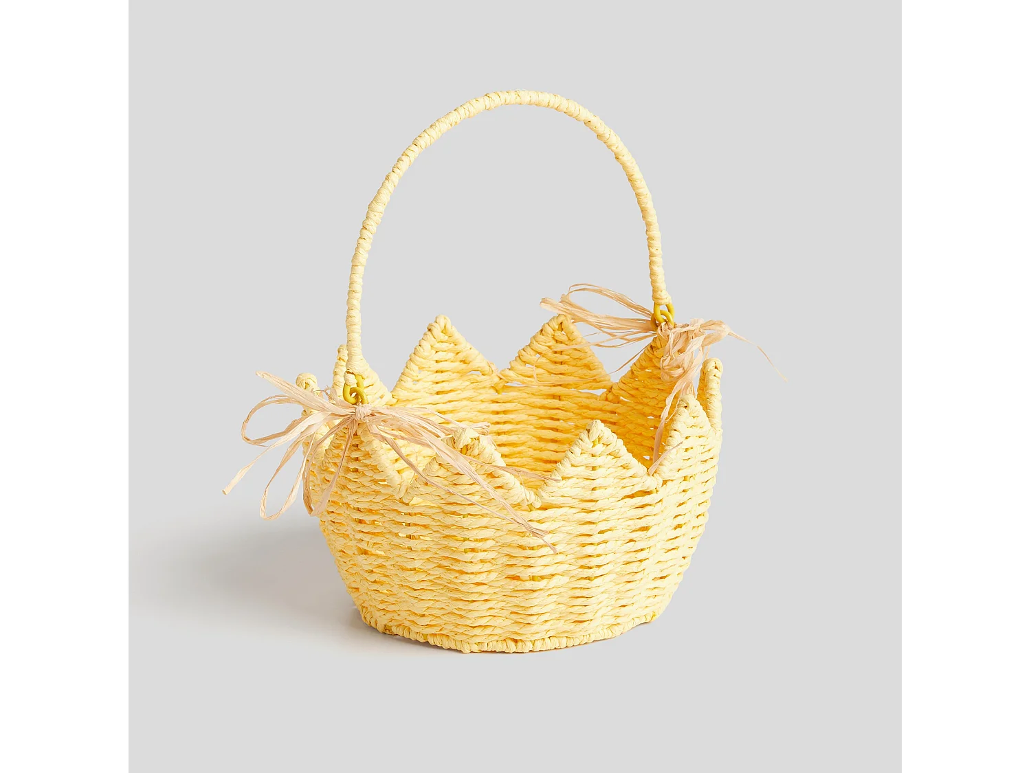 Mogello Korb Gelb - Handgefertigt & Stilvoll