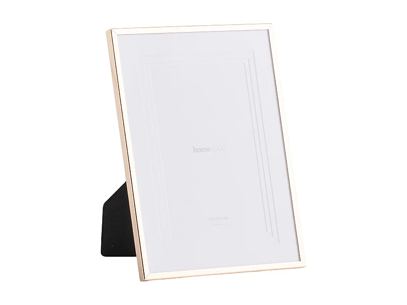 Rahmen Triplos Helles Gold 10x15 cm