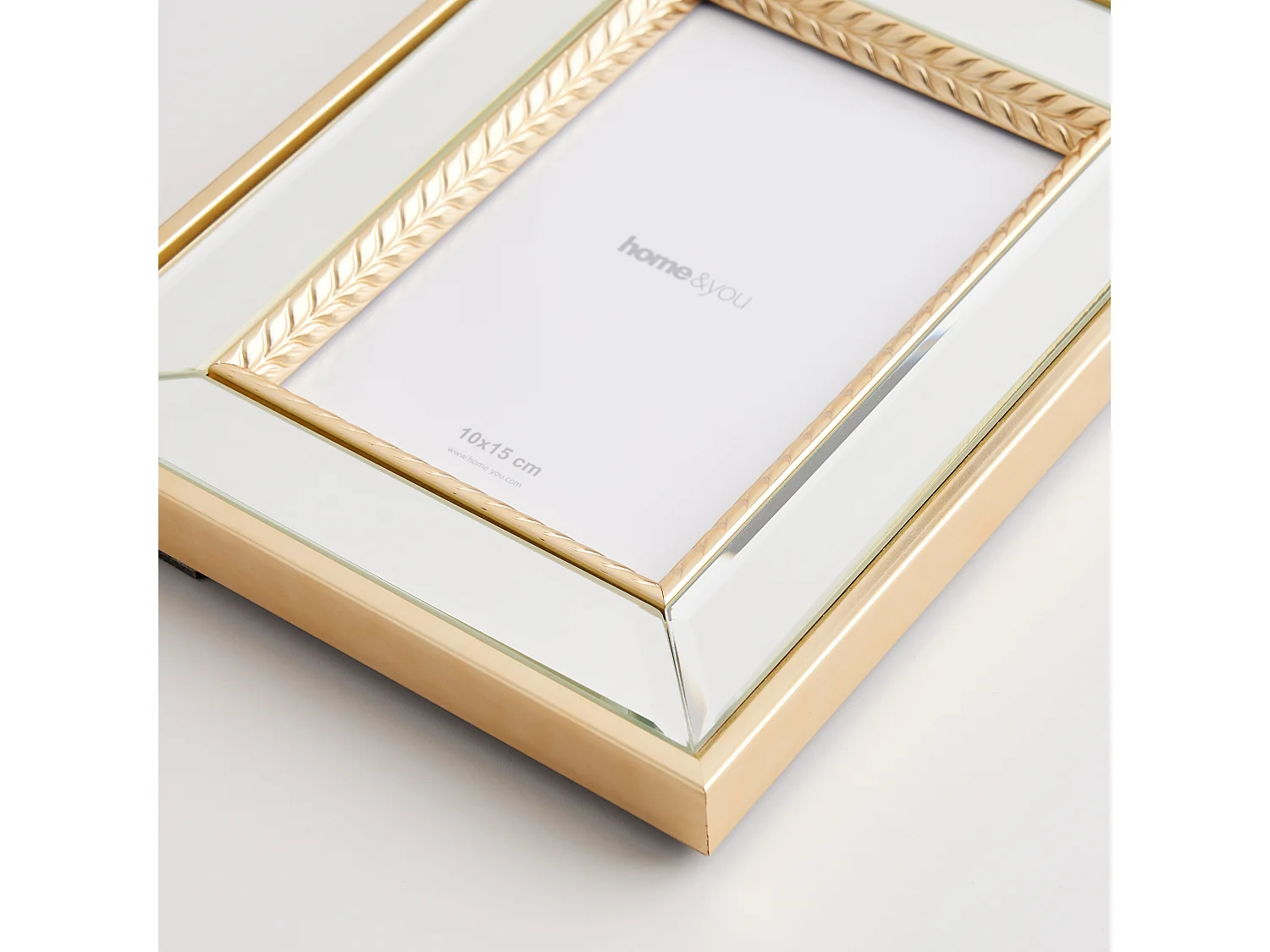 Rahmen Clorion mittleres Gold 21.5 x 2 x 16.5