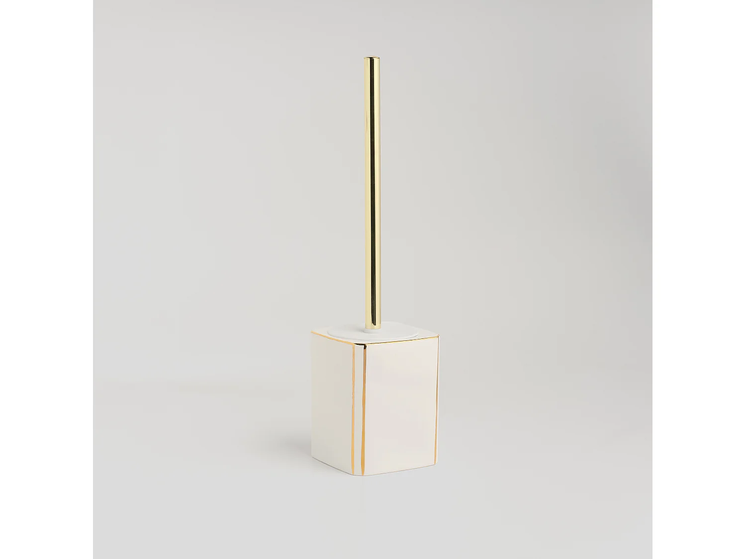 Brosse De Toilette Lorenzo Blanc Moyen 40 x 11 x 11