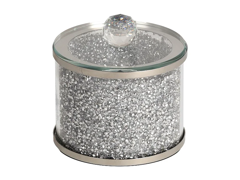 Conteneur De Salle De Bain Shinoso Argent Moyen 11.5 x 10