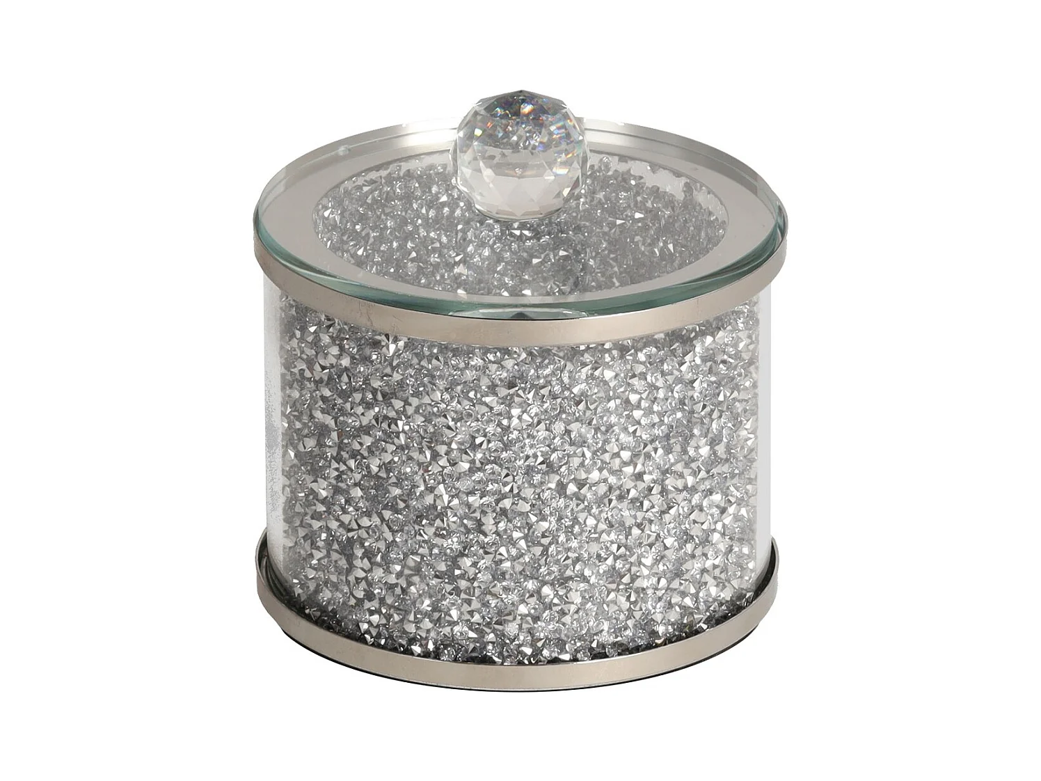 Conteneur De Salle De Bain Shinoso Argent Moyen 11.5 x 10