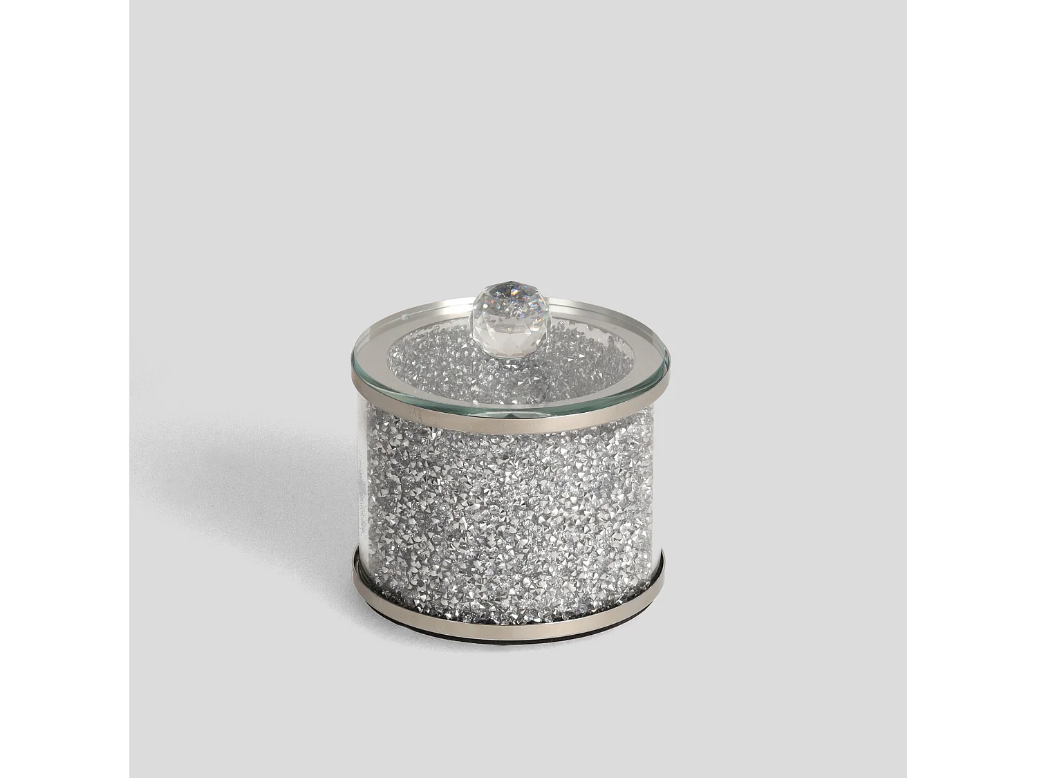 Conteneur De Salle De Bain Shinoso Argent Moyen 11.5 x 10