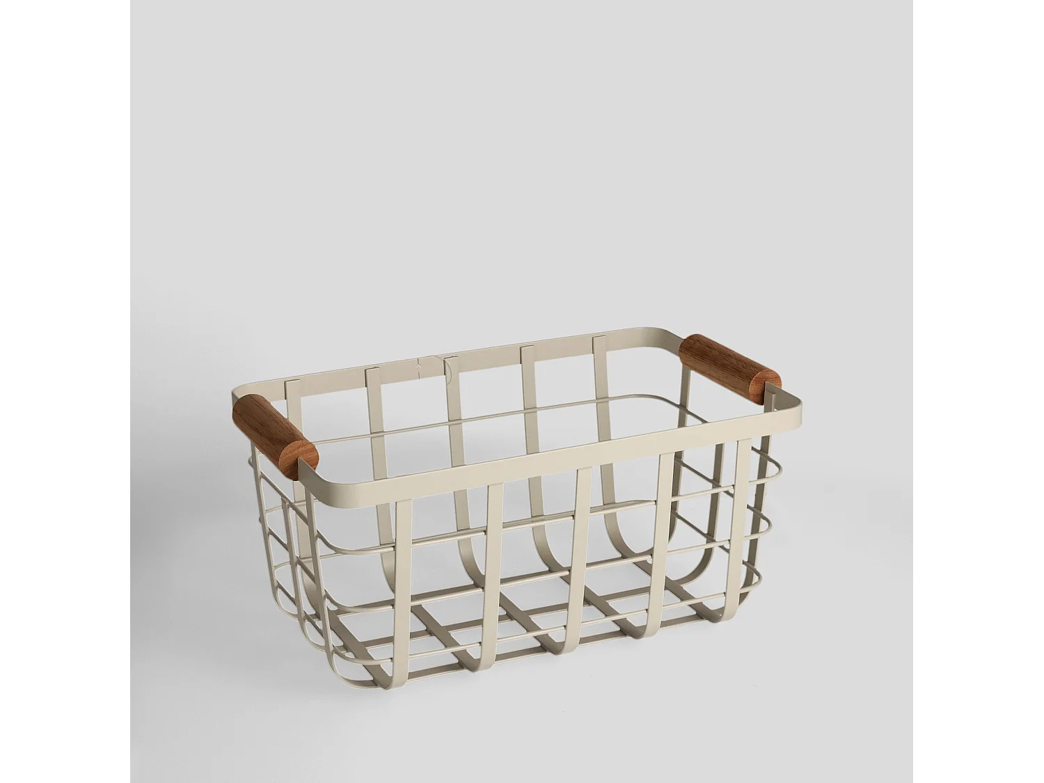 Küchenablagekorb Cantina mittelweiß 15.2 x 20.5 x 33.5