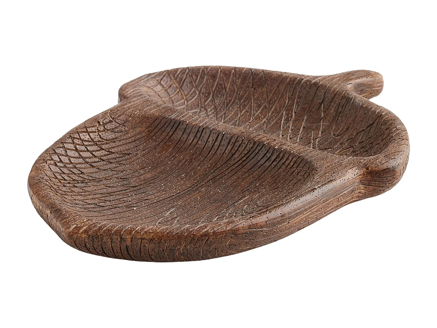 Dekorative Platte Akrono Dunkelbraun 3x19x25