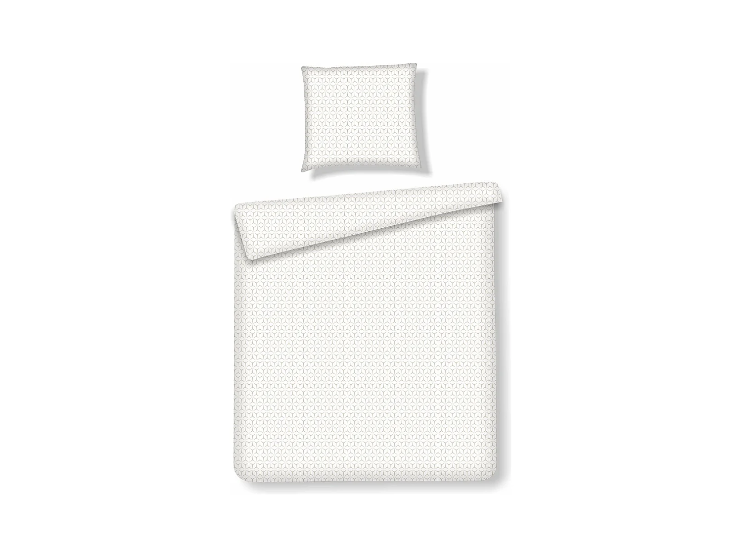 Parure de lit Virelli Beige Clair Coton 140x200