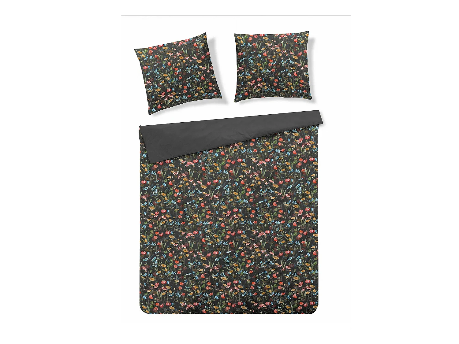 Parure de lit Rameriss Noir Microfibre 160x200