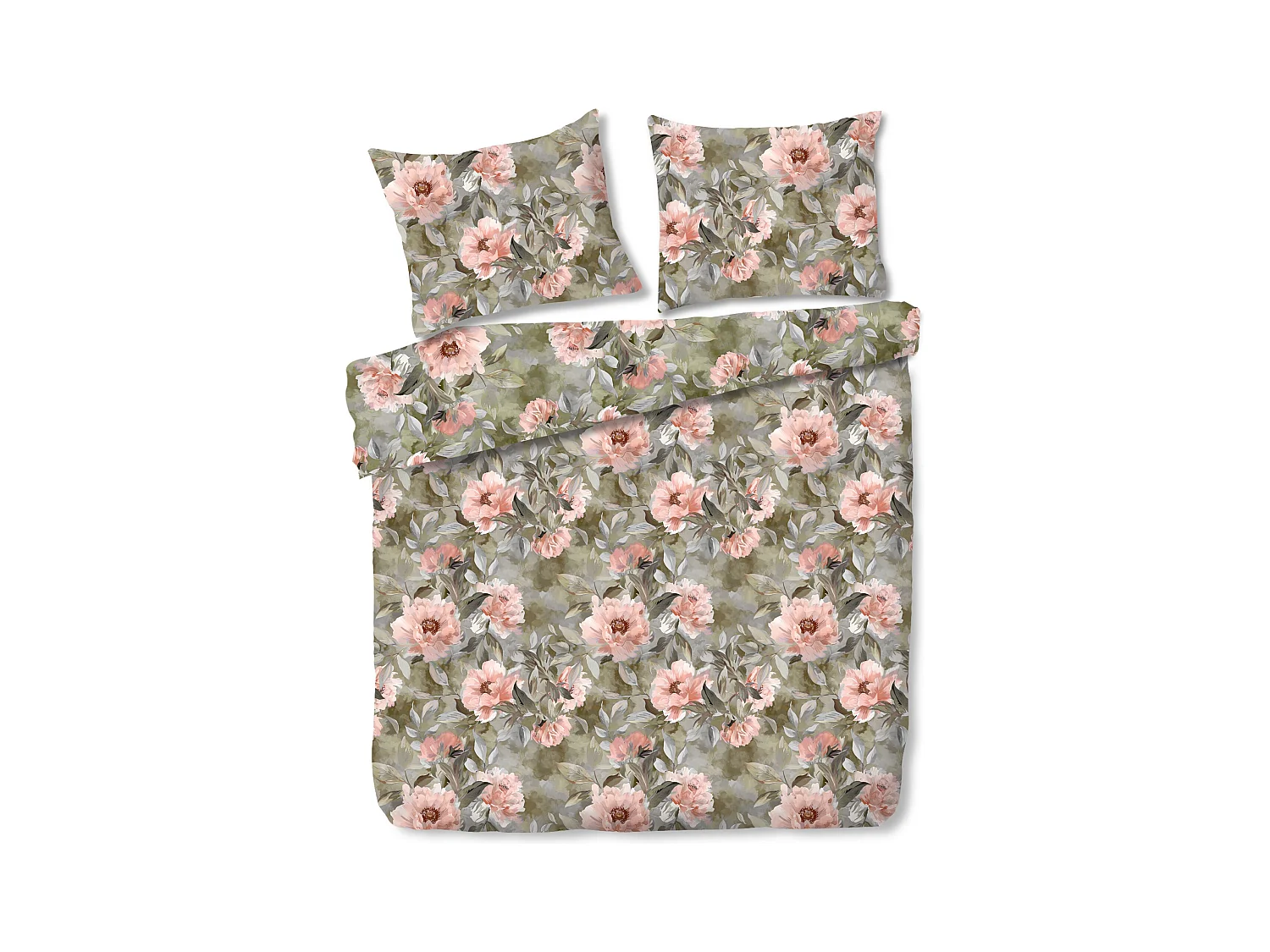 Parure de lit Dalesso vert microfibre 200x220