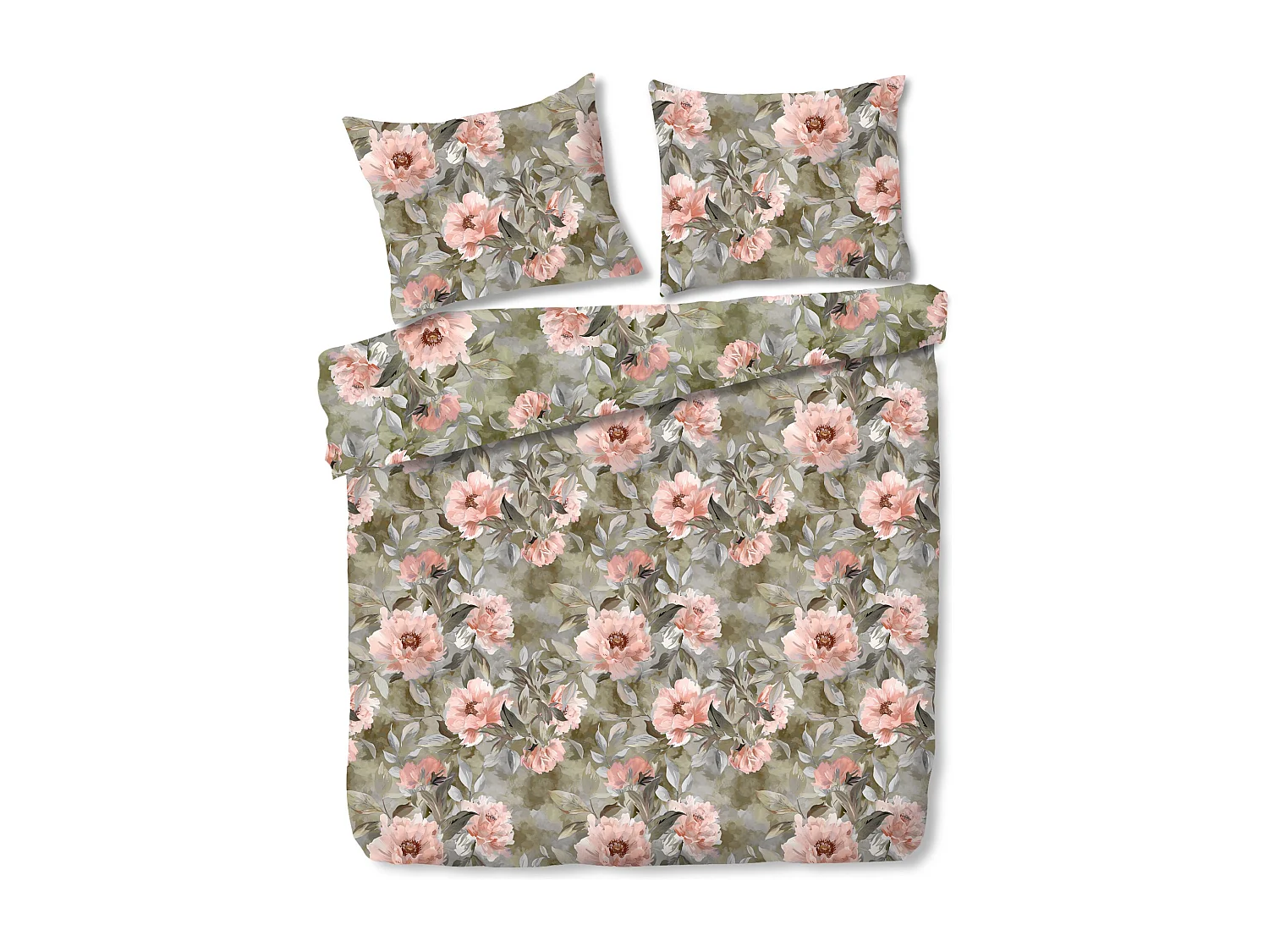 Parure de lit Dalesso vert microfibre 200x220